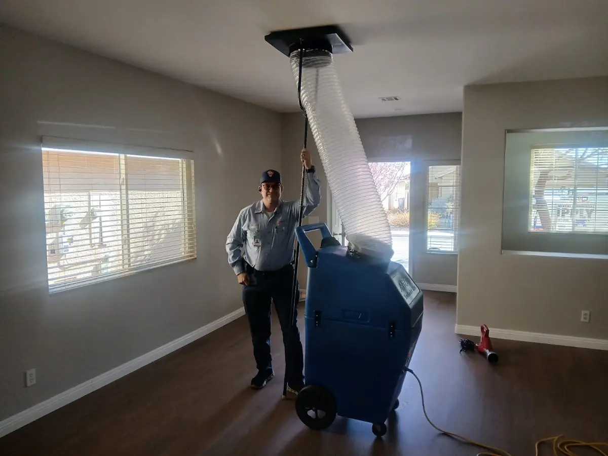 Professional Dryer Vent Cleaning work inside a Jordan home